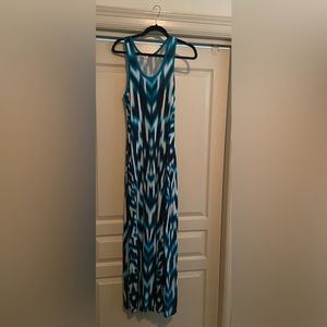 Calvin Klein Patterned Maxi Dress